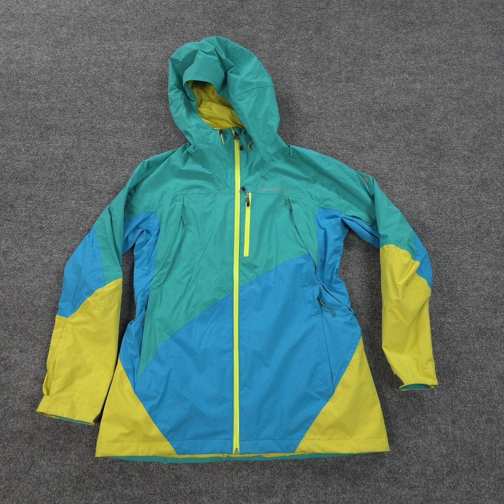 Eddie Bauer Jacket Womens M Multicolor First Ascent WeatherEdge Plus‎ Ski Jacket